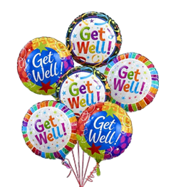 Get Well Balloon Bunch