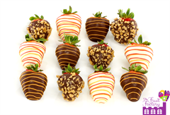 The Fruit Factory - chocolate covered strawberries, chocolate drizzle - New City NY