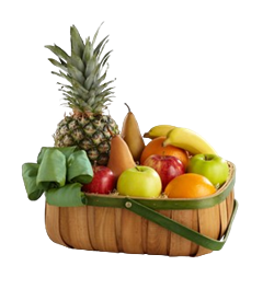 The Fruit Factory - fruit basket, pineapples, apples, grapes, oranges, kiwis, bananas - Emerson NJ